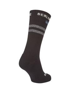 Sealskinz Runton Cold weather mid fietssok met Hydrostop black unisex M