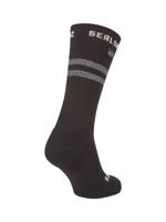 Sealskinz Runton Cold weather mid fietssok met Hydrostop black unisex S