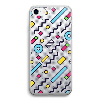 8-bit N°8: iPhone SE 2020 Transparant Hoesje