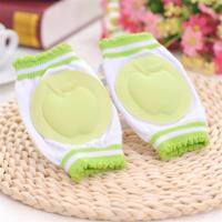 Baby peuters leren lopen Anti slip Kniebeschermer ademend knie pad (groen)