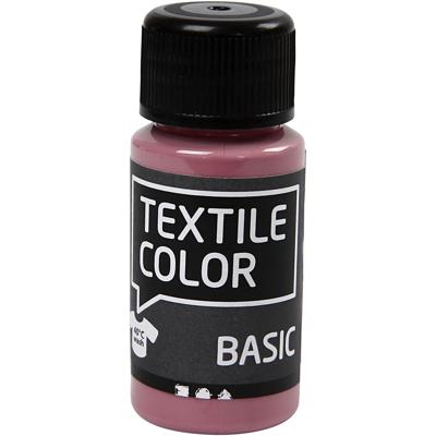 Creativ Company Textile color semi-dekkende textielverf - donkerroze, 50ml