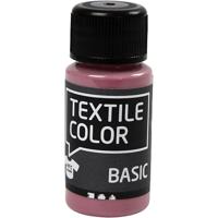Creativ Company Textile color semi-dekkende textielverf - donkerroze, 50ml