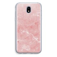Roze marmer: Samsung Galaxy J5 (2017) Transparant Hoesje