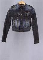 Seuenty Three Blue vintage denim jacket in size XS for Unisex