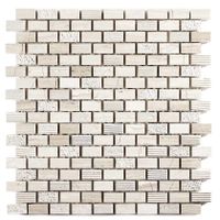 Natural Touch White Wood mozaiek 23x23 mm beige mat Natural Touch White Wood mozaiek 23x23 mm beige mat
