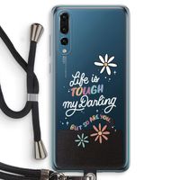 Tough Life: Huawei P20 Pro Transparant Hoesje met koord