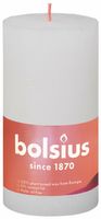 Bolsius shine rustiekkaars 130/68 cloudy white - thumbnail