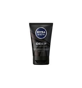 Men deep black face wash