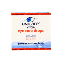Unicare Vita+ eye care oogdruppels 0.35ml 20 Ampullen