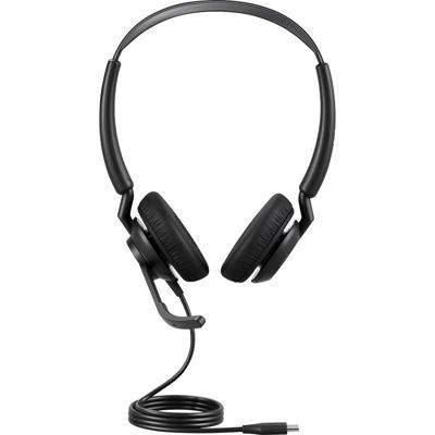 Jabra Engage 50 II On Ear headset Telefoon Kabel Stereo Zwart Noise Cancelling, Ruisonderdrukking (microfoon) Headset, Volumeregeling, Microfoon uitschakelbaar