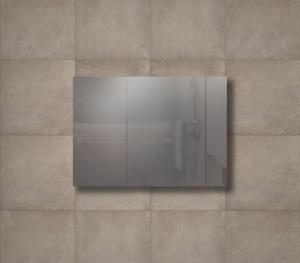 Badkamerspiegel Baseline | 90x70 cm | Rechthoekig  | Aluminium