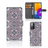 Samsung Galaxy M52 | Bookcase | Flower Tiles