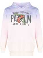 Palm Angels hoodie à logo imprimé - Violet - thumbnail