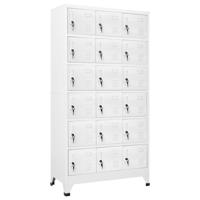 Lockerkast met 18 vakken 90x40x180 cm metaal