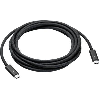 Apple Thunderbolt-kabel Thunderbolt 4 Thunderbolt (USB-C) stekker, Thunderbolt (USB-C) stekker 3 m Zwart MW5H3ZM/A