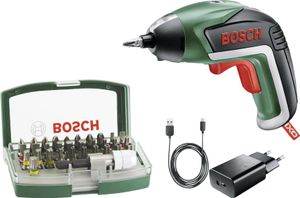 Bosch Groen 3,6V Li-Ion accu schroevendraaier set (1x 1,5Ah accu) incl.32-delige bitset - 4,5Nm - 06039A800S