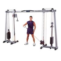 Body-Solid GDCC250 Deluxe Cable-Crossover - Gratis Montage -Grey