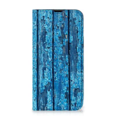iPhone 14 Book | Wallet Case | Wood Blue iPhone 14 Book | Wallet Case | Wood Blue