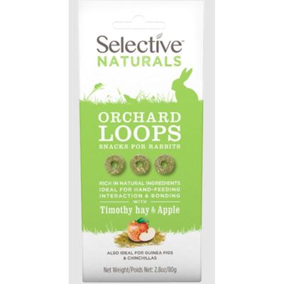 Supreme Selective Naturals Orchard Loops cavia/konijnensnacks 80 gram
