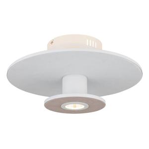 Globo Witte plafondlampCarter Ø 38cm met vilt - 15647WD