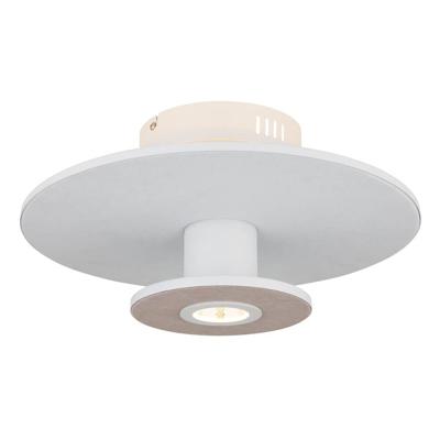 Globo Witte plafondlampCarter Ø 38cm met vilt - 15647WD