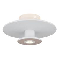Globo Witte plafondlampCarter Ø 38cm met vilt - 15647WD