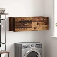 Wandkast Oud hout 100 x 36.5 x 35 cm Bewerkt hout