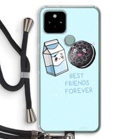 Best Friend Forever: Pixel 5 Transparant Hoesje met koord Best Friend Forever: Pixel 5 Transparant Hoesje met koord