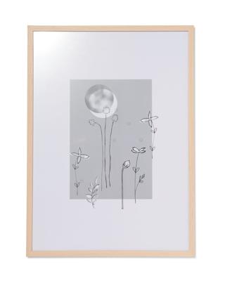 HEMA Fotolijst 50x70cm naturel hout hout (hout)