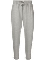 Brunello Cucinelli pantalon de jogging à détail de chaîne - Gris - thumbnail