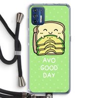 Avo Good Day: Motorola Moto G9 Plus Transparant Hoesje met koord