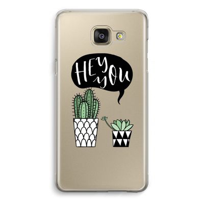 Hey you cactus: Samsung Galaxy A5 (2016) Transparant Hoesje