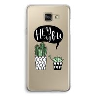Hey you cactus: Samsung Galaxy A5 (2016) Transparant Hoesje
