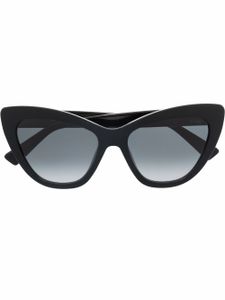 Moschino Eyewear lunettes de soleil à monture papillon - Noir