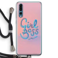 Girl boss: Huawei P20 Pro Transparant Hoesje met koord