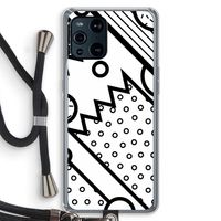 Pop Art #4: Oppo Find X3 Pro Transparant Hoesje met koord