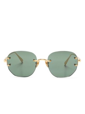 Linda Farrow lunettes de soleil Sandor à monture géométrique