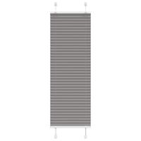 VidaXL Plissé rolgordijn 45x150 cm stofbreedte 44,4 cm antraciet
