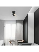 Home sweet home nop ↔ 9,5 cm LED opbouwspot zwart - thumbnail