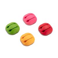 Kabelbinders Inofix Sticker Clip Dubbel Multicolour