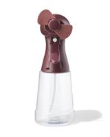 HEMA Handventilator met watersproeier 13x13x28cm paars