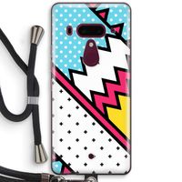 Pop Art #2: HTC U12+ Transparant Hoesje met koord