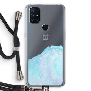 Fantasie pastel: OnePlus Nord N10 5G Transparant Hoesje met koord