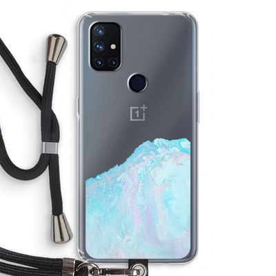 Fantasie pastel: OnePlus Nord N10 5G Transparant Hoesje met koord