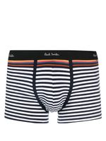 Paul Smith boxer en coton biologique à rayures - Bleu