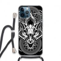 Oh Deer: iPhone 13 Pro Max Transparant Hoesje met koord