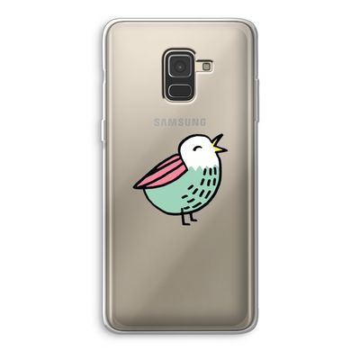 Birdy: Samsung Galaxy A8 (2018) Transparant Hoesje
