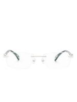 Maybach eyewear lunettes de vue rectangulaires The Artist IX - Argent - thumbnail