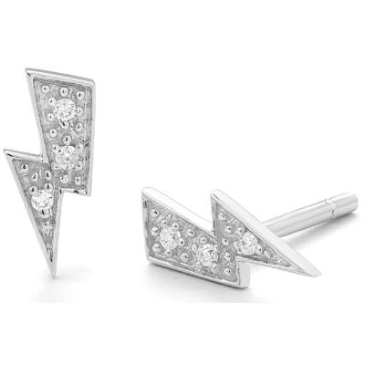 Dames oorbellen Secrecy E8242CDAWA900 Sterling zilver 1 cm