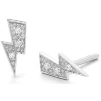 Dames oorbellen Secrecy E8242CDAWA900 Sterling zilver 1 cm